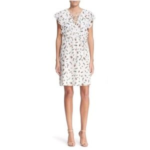 The Kooples Feather Print Ruffle Dress -- SOLD!
